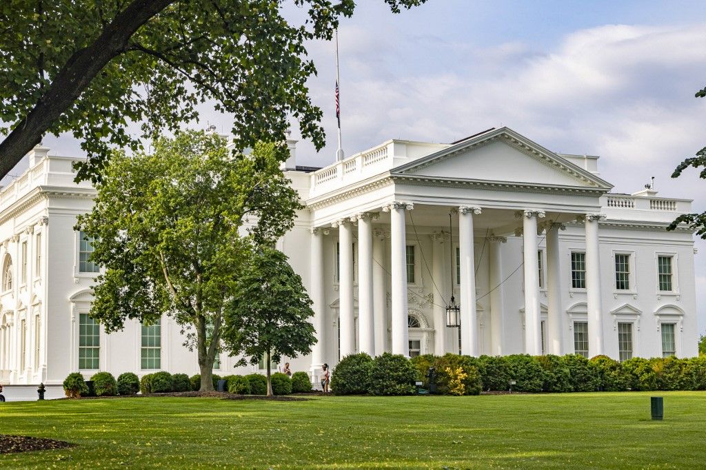 The Northern Side Of The White House In Washington DC, Fehér Ház, 