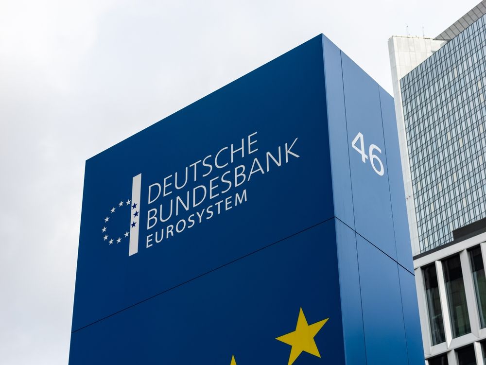 Frankfurt,,Germany,-,20.,March,2023:,German,Federal,Bank,Sign.