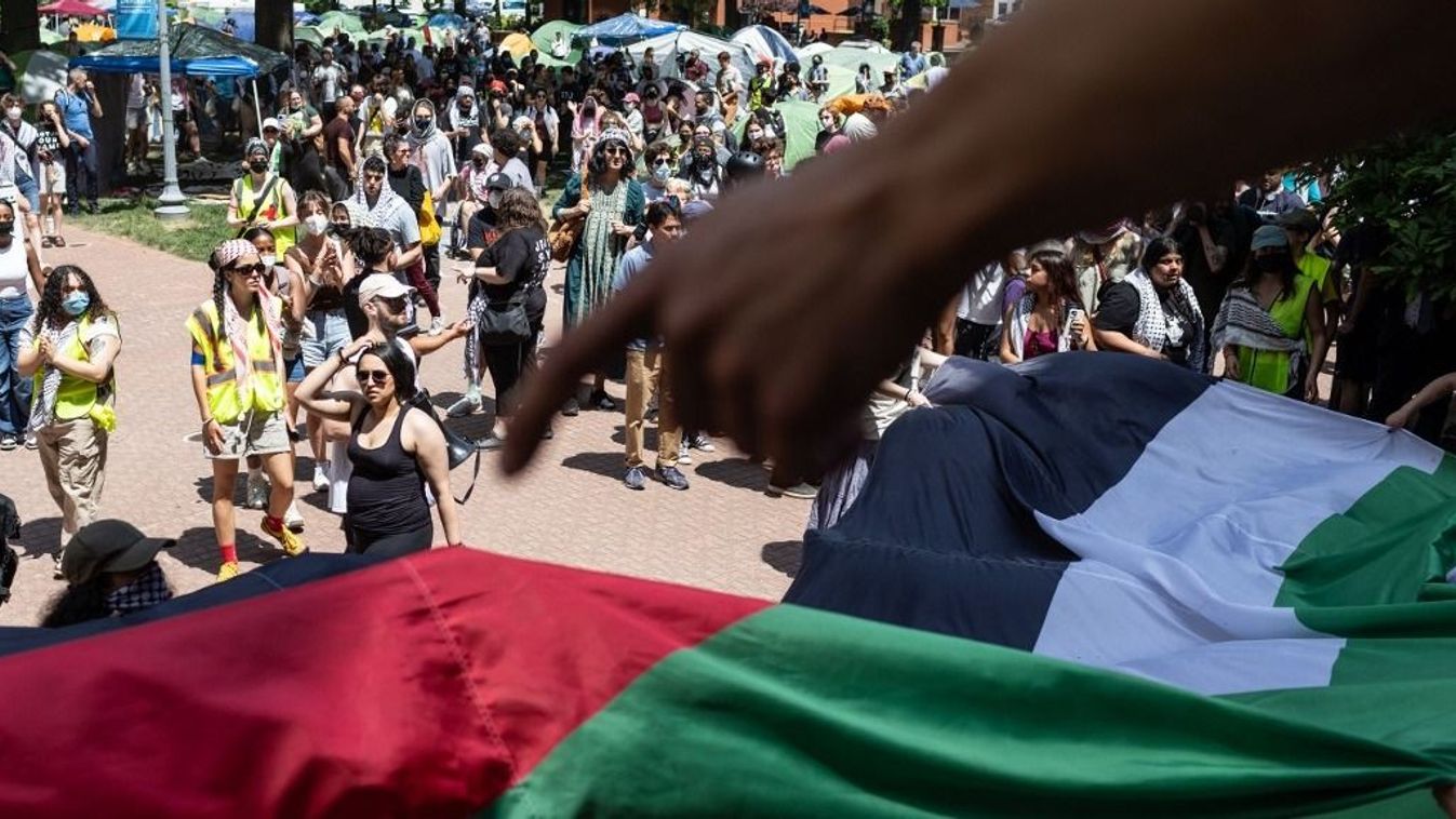 Már több mint kétezer tüntetőt vettek őrizetbe Amerikában a palesztinpárti megmozdulások miatt