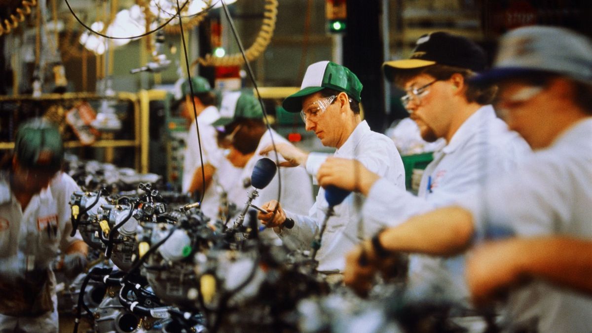 Honda Plant, Ohio, USA. munkanélküliség