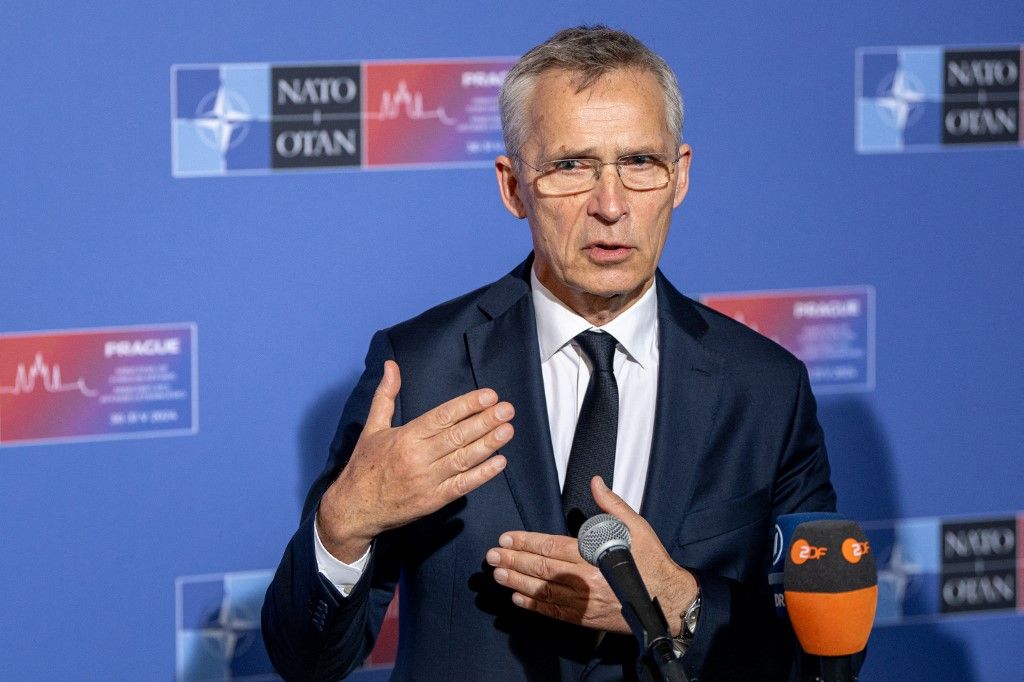 Informal meeting of NATO Ministers of Foreign Affairs in Prague, stoltenberg