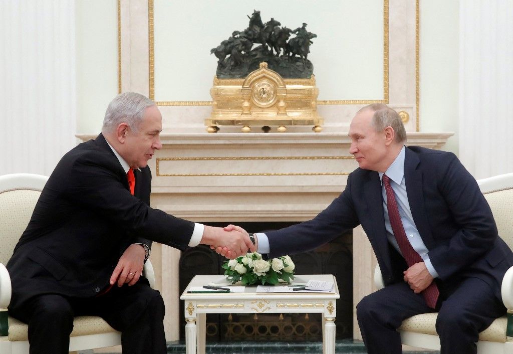 Benjamin Netanjahu, Vlagyimir Putyin