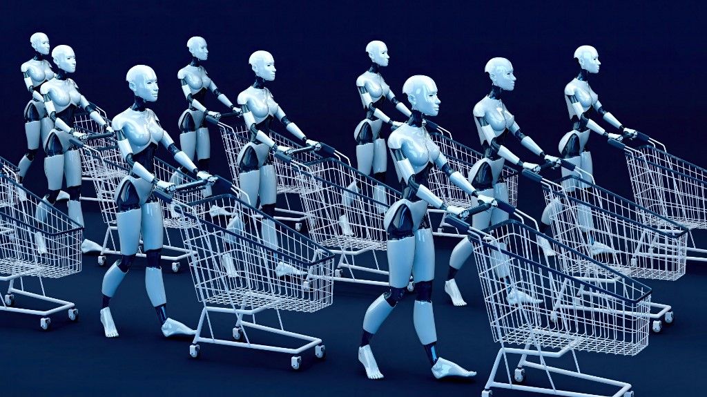 Robot-assisted shopping, conceptual illustration
emag
e-mag
media markt
kifli
online