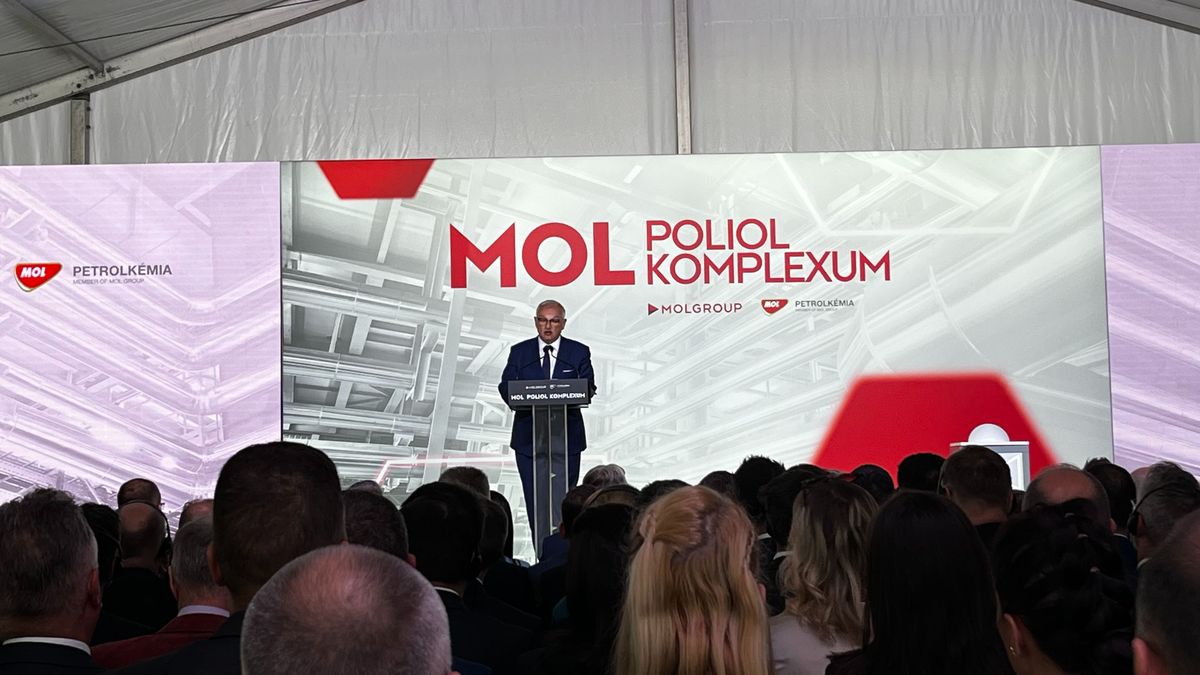 Vezető vegyipari hatalommá válhat Magyarország - átadták a Mol-csoport új Poliol Komplexumát