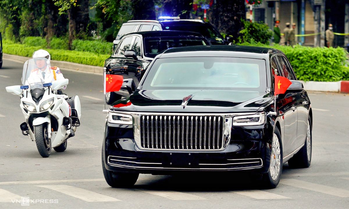 kínai elnök autója