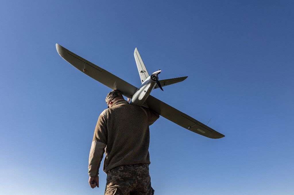Ukrainian army launches drone for operations over Bakhmut, ukrán drón, rekordtávolságot tett meg