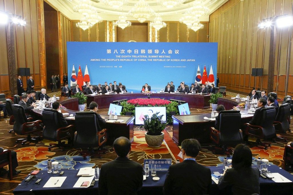 Japan China South Korea Summit Meeting in China