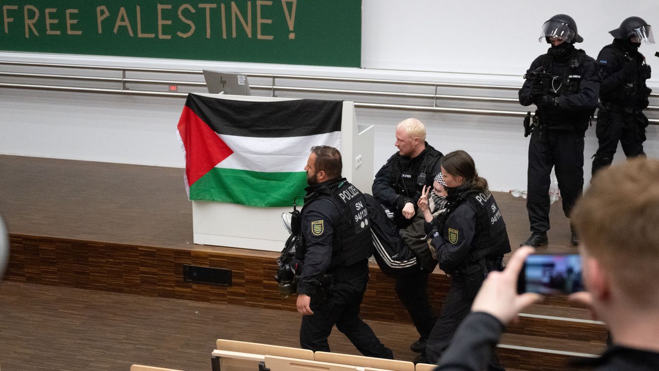 Palesztinpárti tüntetők ismét egyetemfoglalásba kezdtek Nyugat-Európában