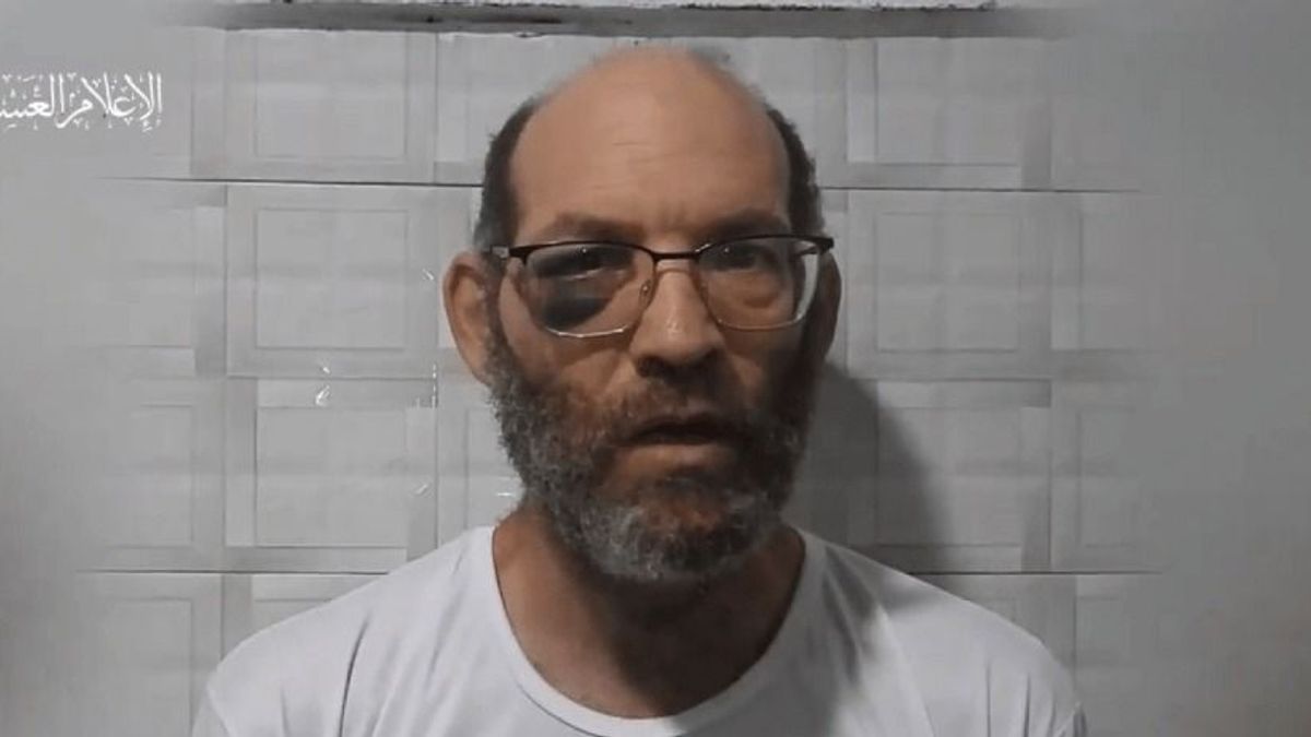 A Hamász videót közölt egy túszról, akit idáig halottnak hittek