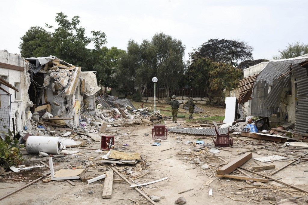 The Aftermath of Hamas Attack On kibbutz Kfar Aza, izraeli háború