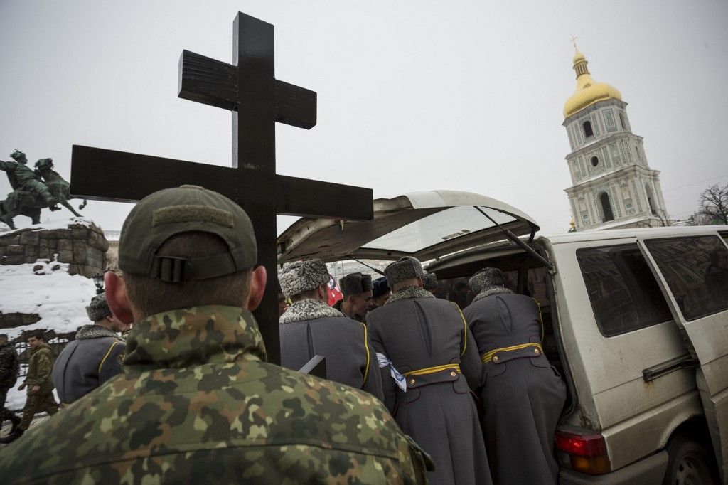 Funeral Cyril Heinz, soldier battalion of St. Mary in Kievkijevkatonaholttest, Újabb ukrán katonák holttestei kerülnek haza