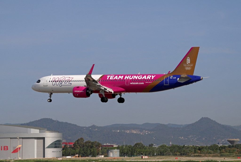 Airbus A321 of Wizz Air Team Hungary