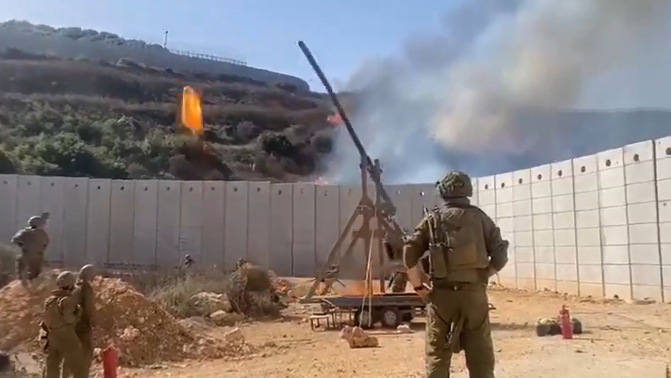 Űrháború után ókor: katapultokat is bevet az izraeli hadsereg – videó