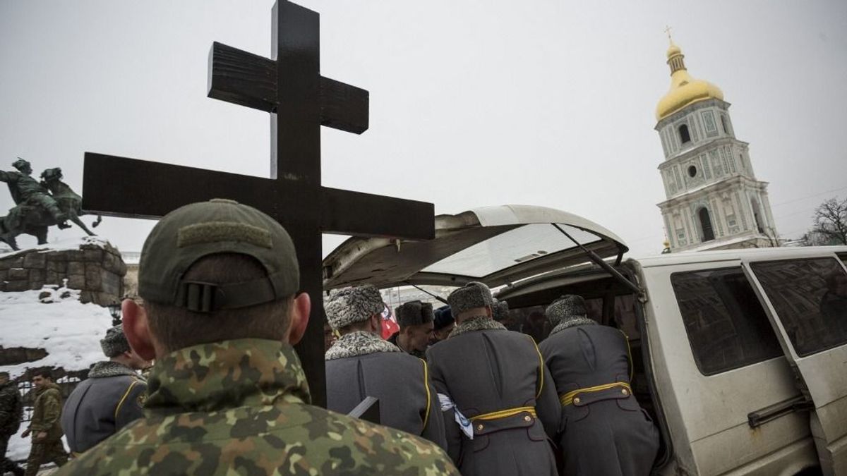 Több mint 250 elesett ukrán katona holtteste került haza