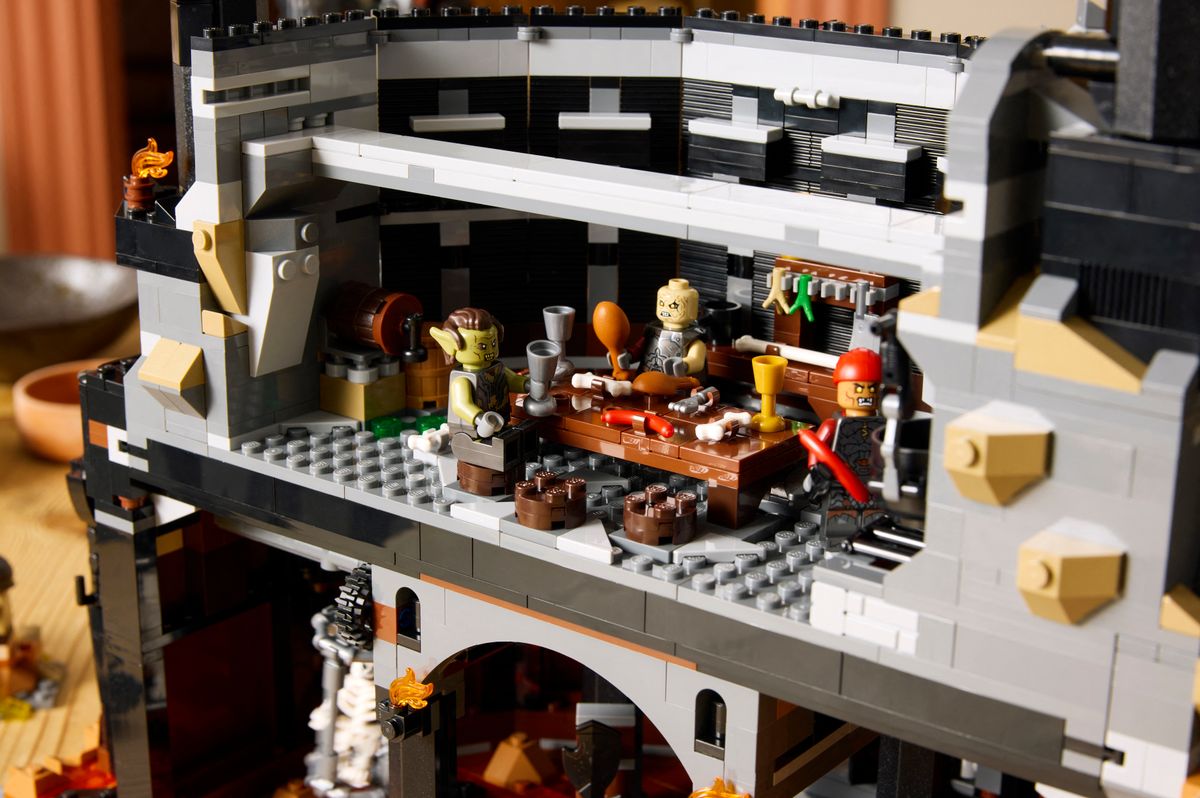 Lego sort de la chateau de la série "Le Seigneur des Anneaux"