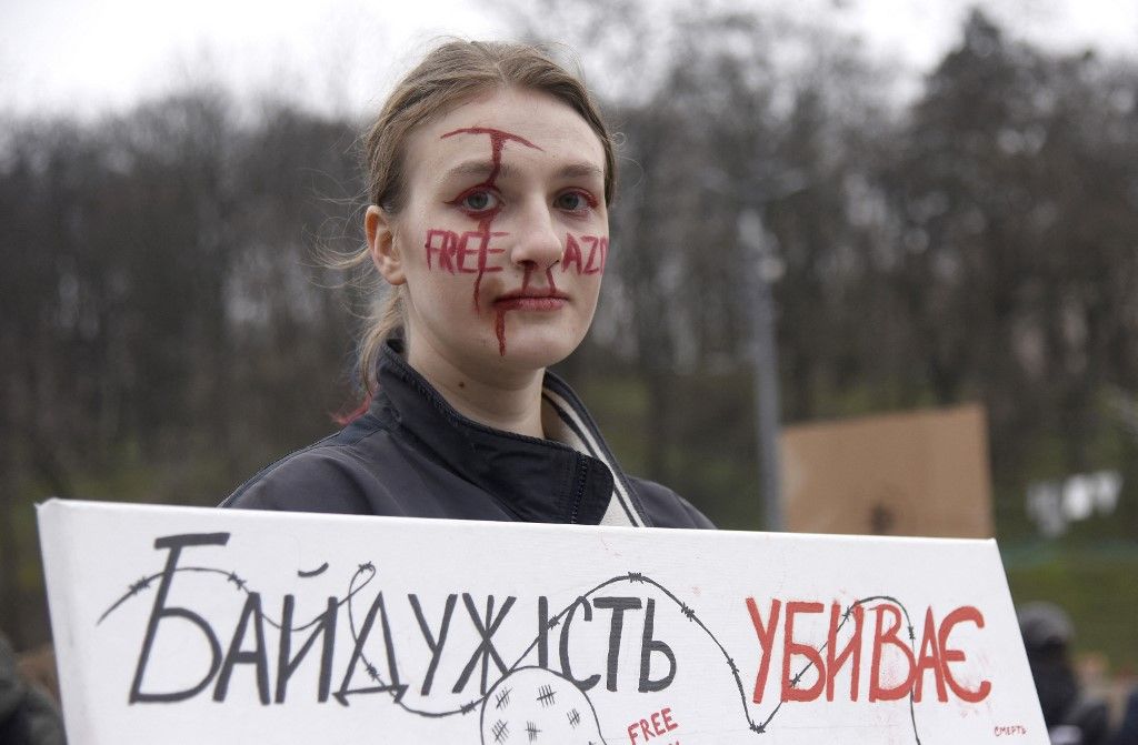 Rally in support of Ukrainian POWs and missing in Kyiv
Ukrajna
Oroszország
fogolycsere