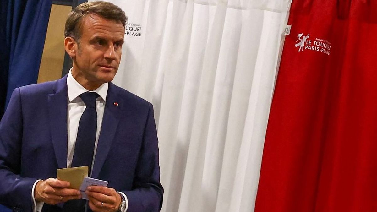 Macron mattolta a párizsi tőzsdét