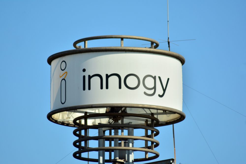 Warsaw,,Poland.,17,April,2019.,Sign,Innogy.,Company,Signboard,Innogy., innogy