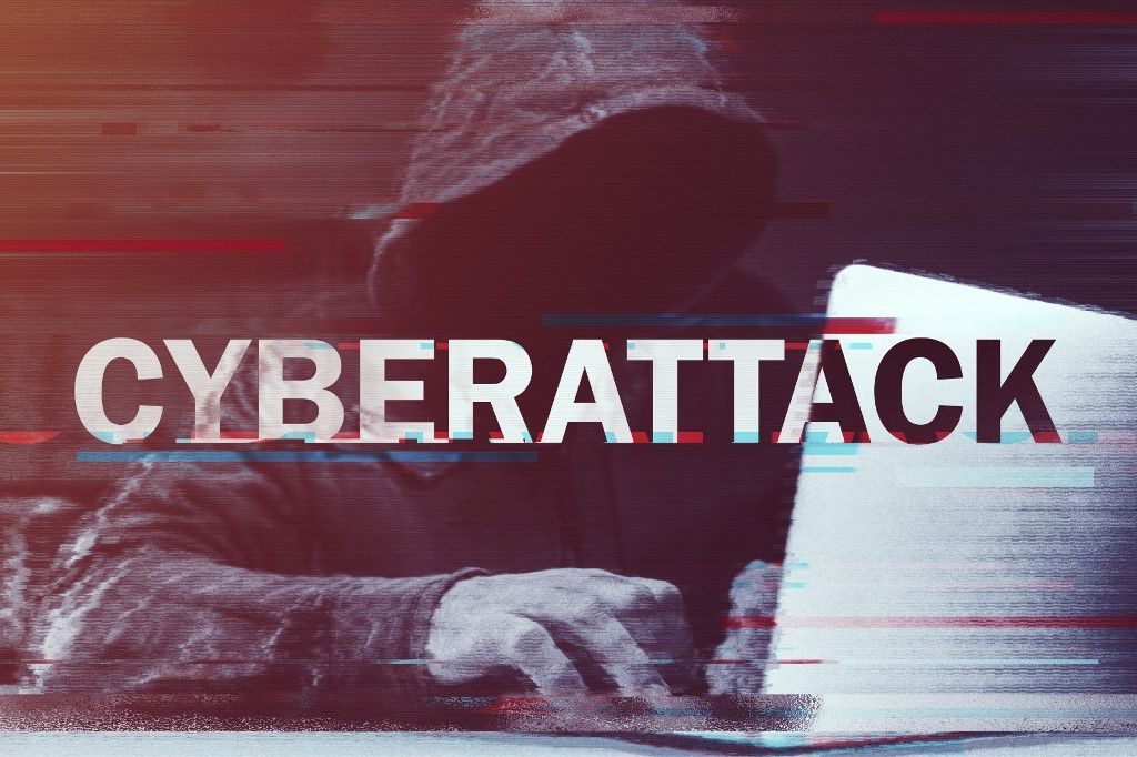 Cyberattack, conceptual image kibertámadás