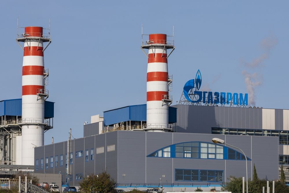 Saint,Petersburg-russia,-,01.12.2022:,Adler,Tpp., Gazprom ,Company,Logo.,Translation: