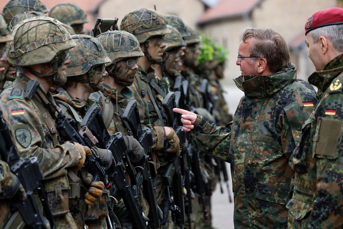 Federal Minister of Defense Pistorius in Hammelburg