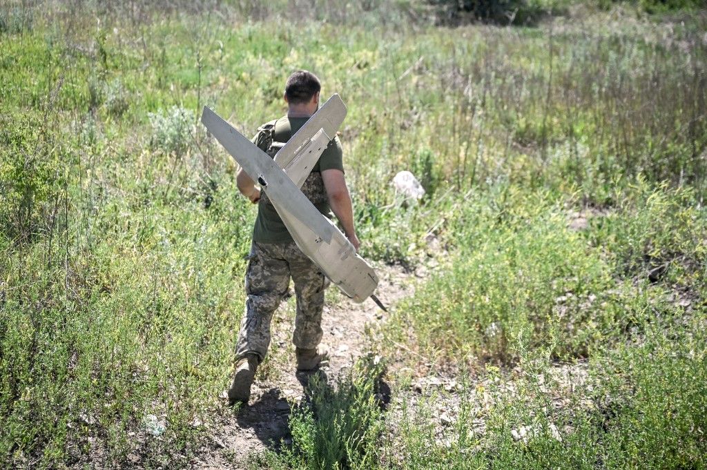 Aerial reconnaissance work of 148th Airborne Brigade in Vuhledar sector