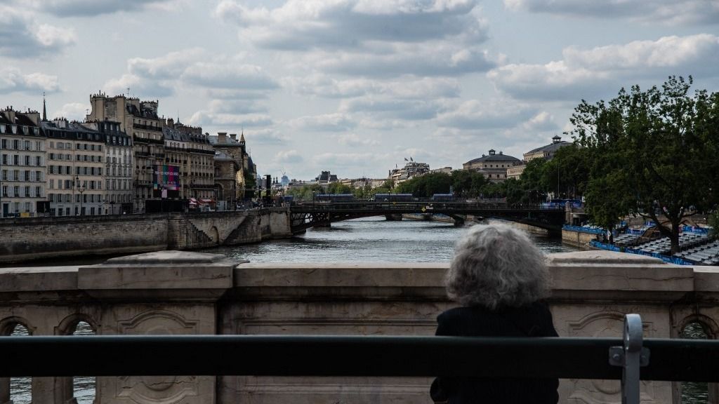 The city centre of Paris is within the no-go zone, two days before the opening ceremony of the Paris 2024 Olympic Games, in Paris, France, on July 24, 2024. (Photo by Andrea Savorani Neri/NurPhoto) (Photo by Andrea Savorani Neri / NurPhoto / NurPhoto via AFP)