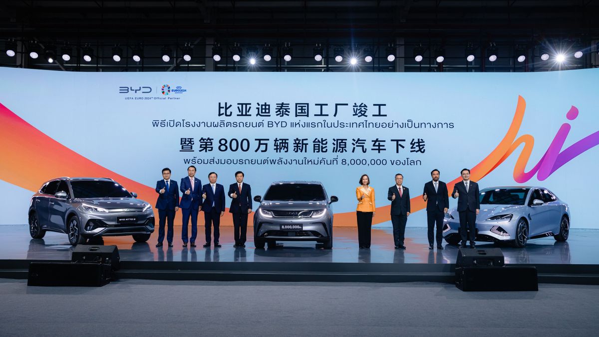Legördült a gyártósorról a nyolcmilliomodik elektromos BYD