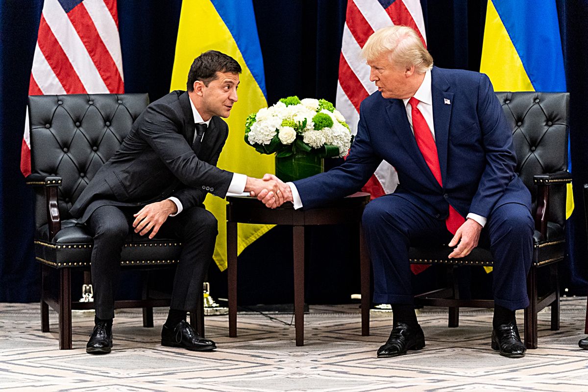 Trump Meets With Ukraine President