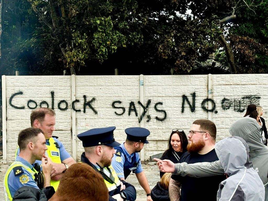 Ireland police department Gardai clash with anti-immigration protesters
Írország, tüntetés, bevándorlás