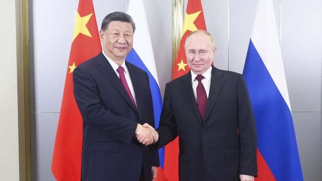 KAZAKHSTAN-ASTANA-XI JINPING-PUTIN-MEETING