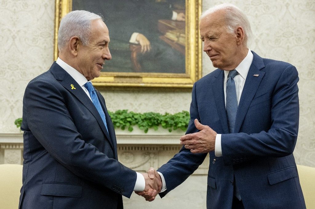 Az izraeli háború 293. napja, Netanjahu, Biden