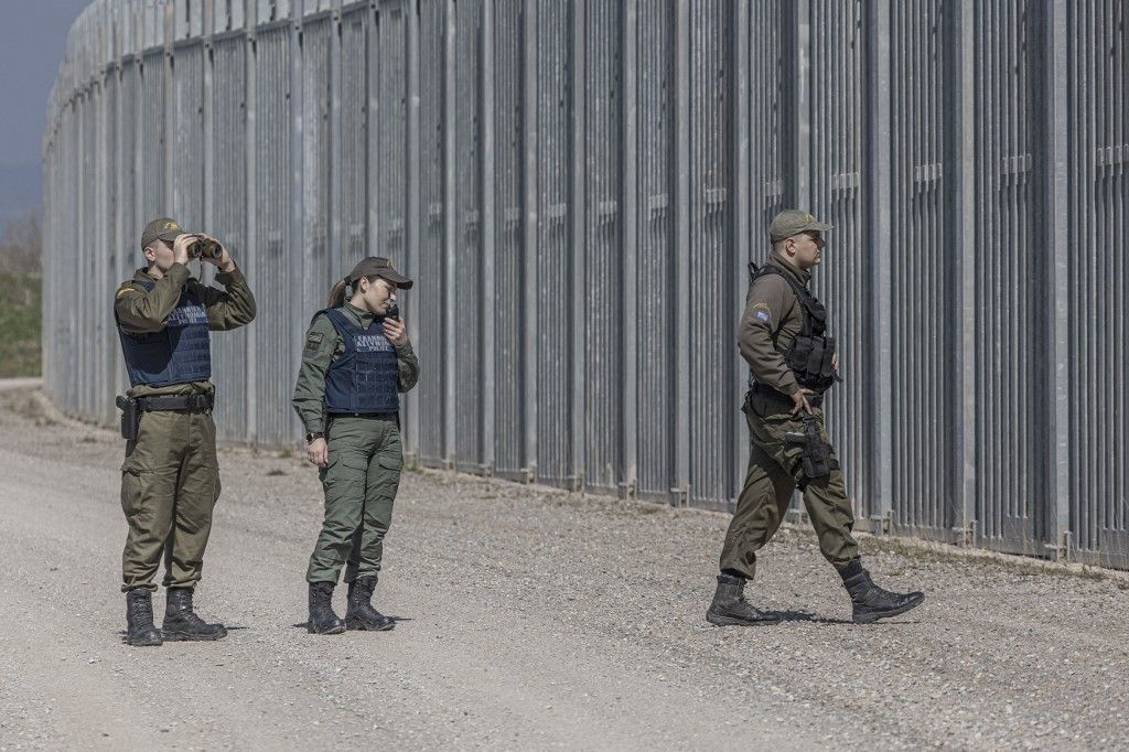 Greece Is Expanding With Concrete Filled Fence And Police Patrols The Land Borders With Turkey