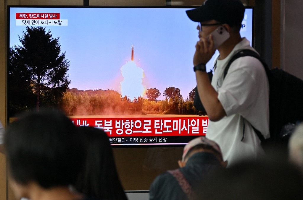 Észak-Korea
ballisztikus rakéta
rakéta teszt
Dél-Korea