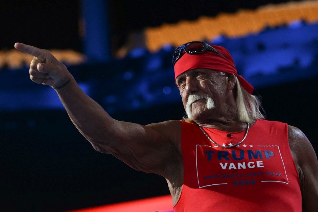 Day 4 - Republican Party presidential nominating convention
Hulk Hogan, Donald Trump