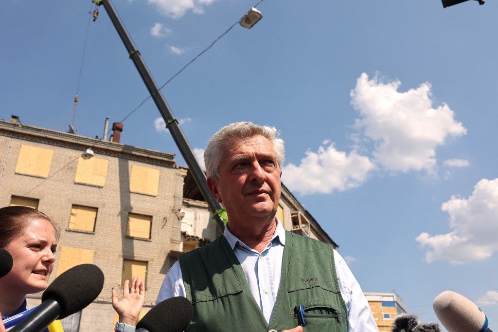 Filippo Grandi visits Kharkiv