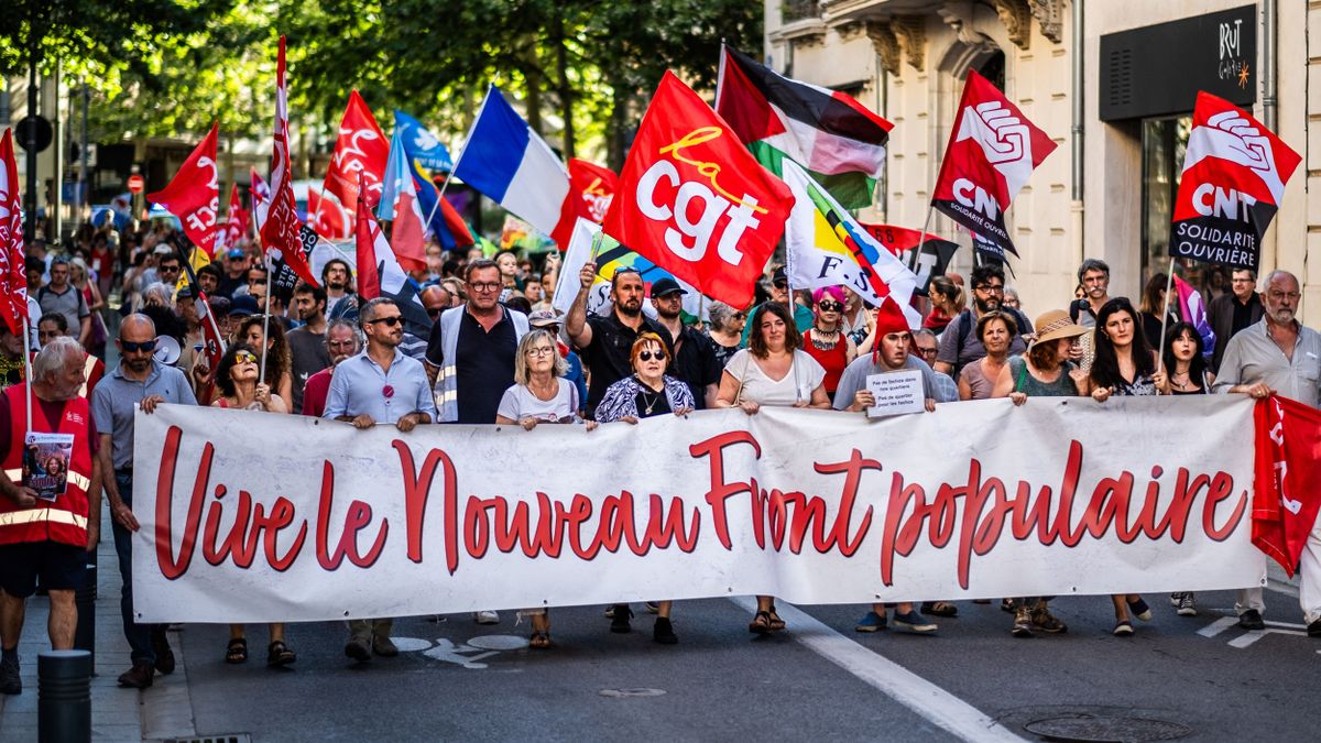 FRANCE-ANTI-RN-ELECTIONS-LEGISLATIVES-2024-PERPIGNAN-DEMONSTRATION francia választások