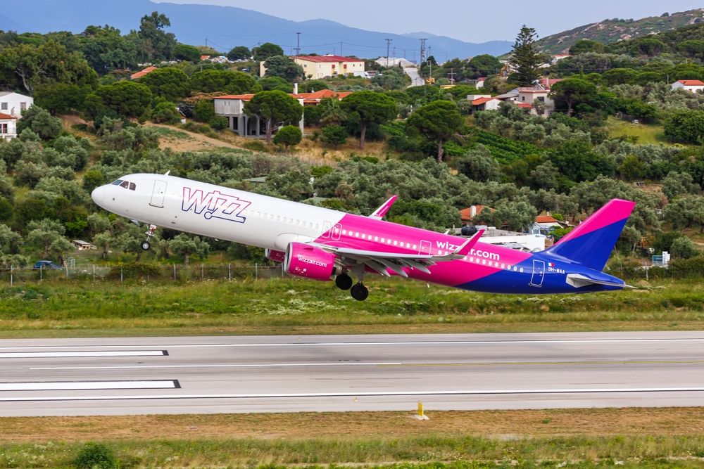 Skiathos,,Greece,-,June,29,,2023:,Wizzair,Malta,Airbus,A321neo, Wizz Air