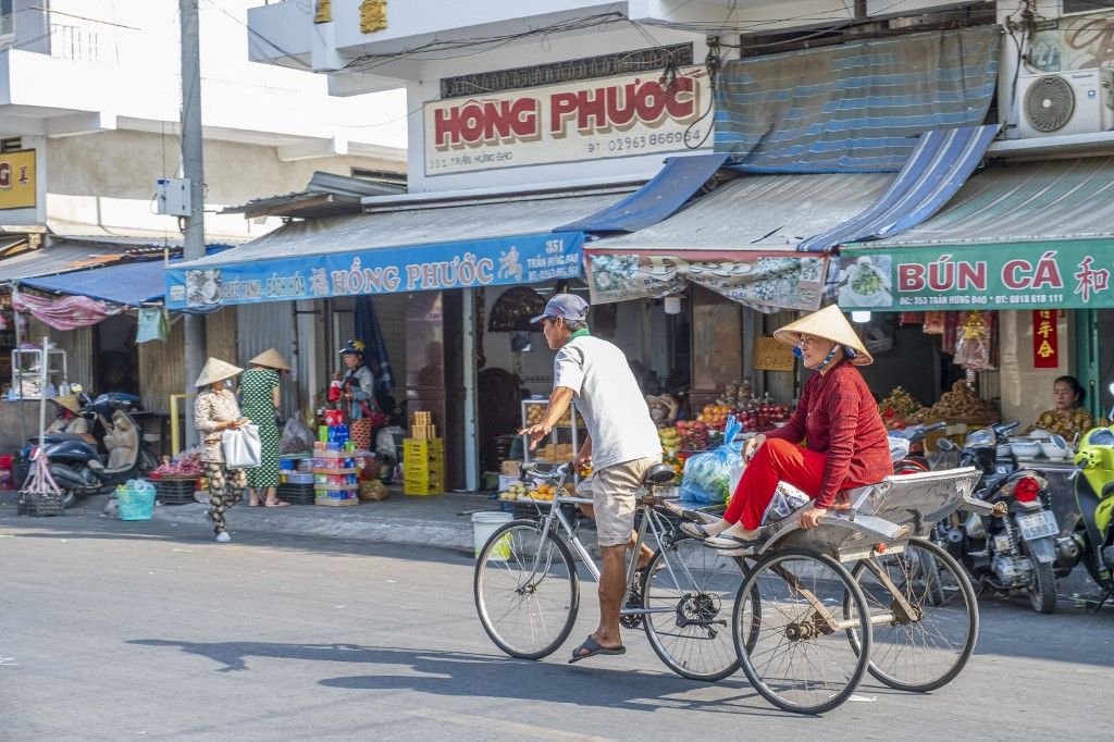 Vietnam mekong delta an giang province chau doc rickshaw
A megélhetési költségek listája top 10-es részét Vietnám vezeti / Fotó: AFP