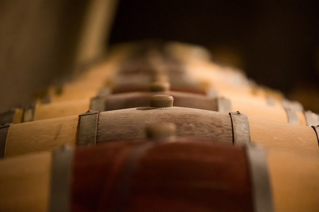 Work in the vineyard of the Rudd Winery in Oakville, Napa Valley, California.