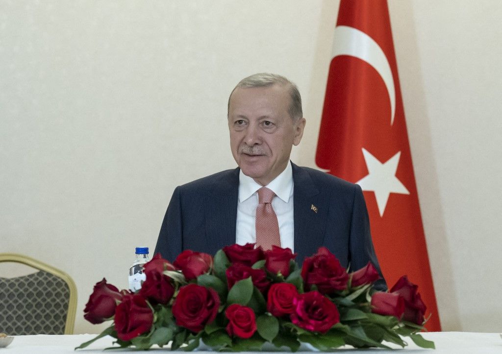 Turkish President Recep Tayyip Erdogan in Kazakhstan
Erdogan
Vlagyimir Putyin
Törökország
Oroszország
béketárgyalás
orosz-ukrán háború