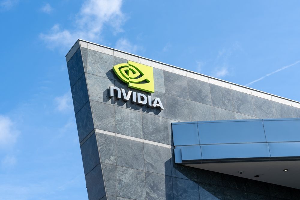 Close,Up,Of,Nvidia,Sign,On,The,Building,At,Its