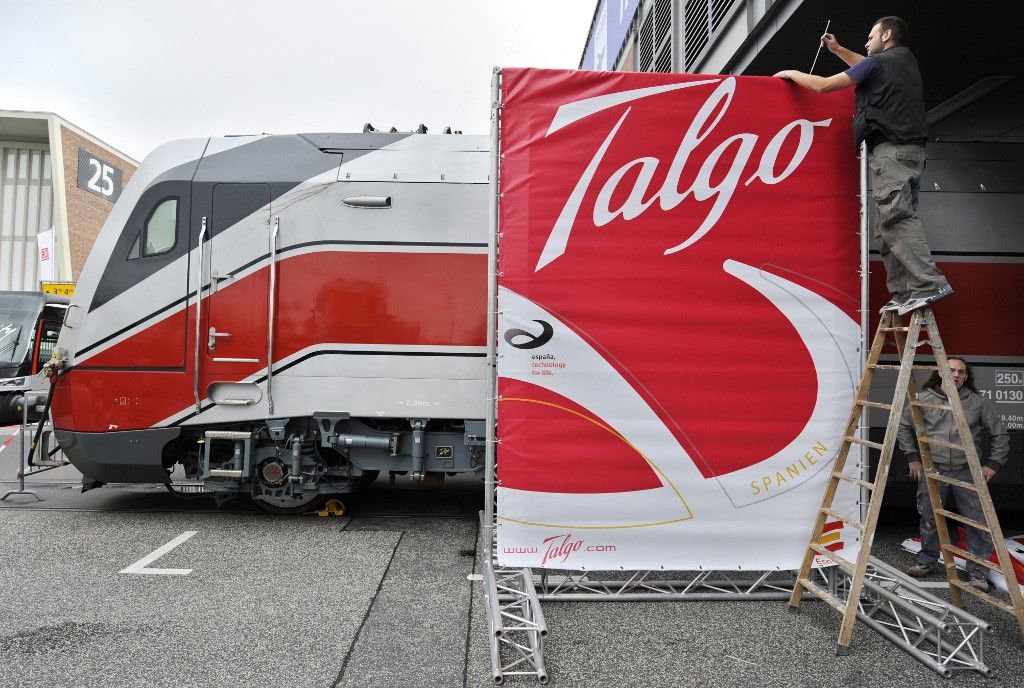 GERMANY-RAILWAY-INNOTRANS-TALGO-TRAVCA