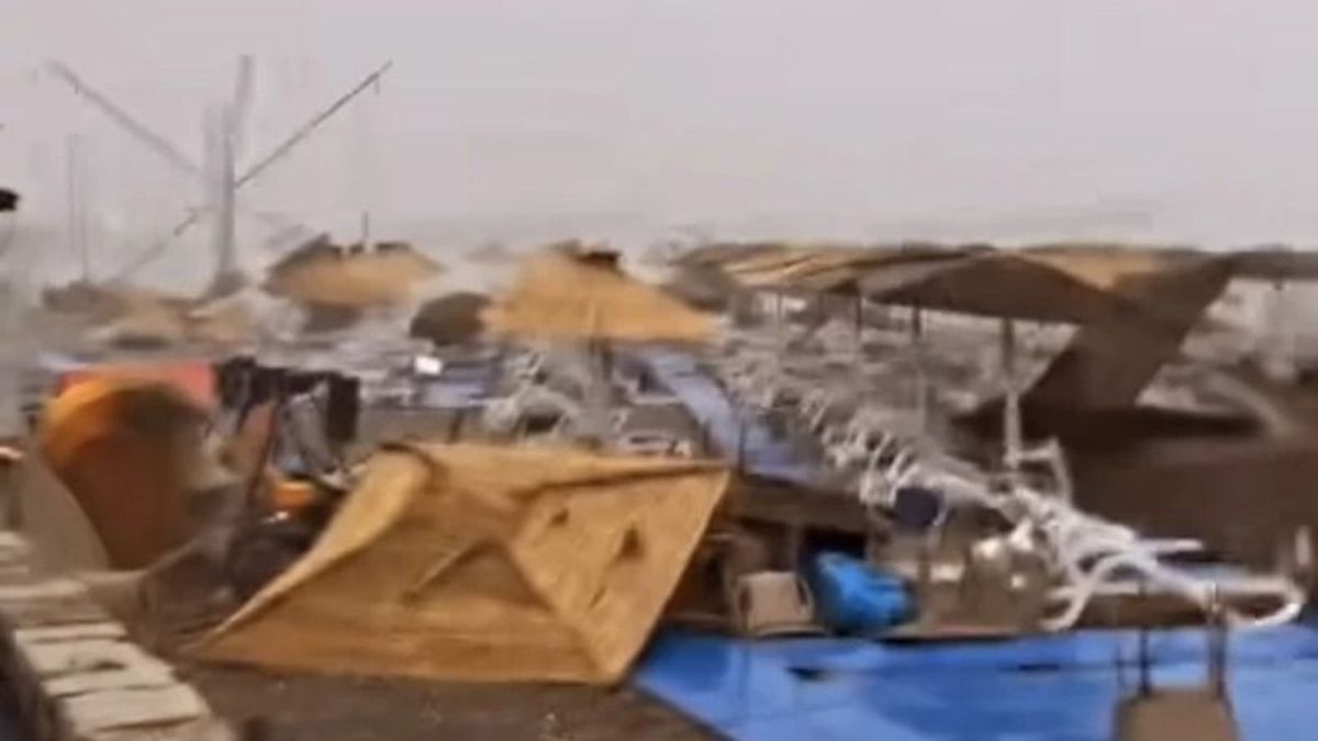 Katasztrófa a montenegrói tengerparton: autók víz alatt, kidőlt fák, összeomlott daruk maradtak a reggeli vihar után – videó