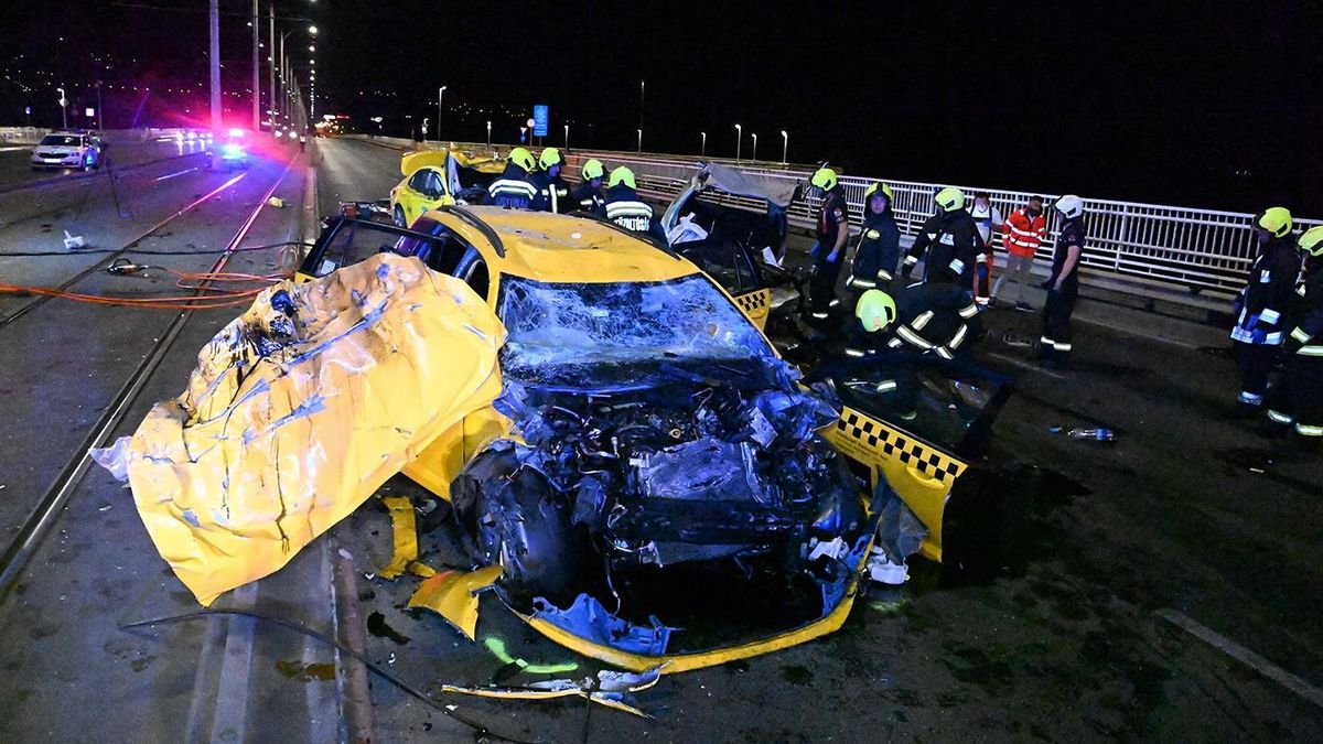 Videót osztott meg a katasztrófavédelem a budapesti halálos tömegbalesetről