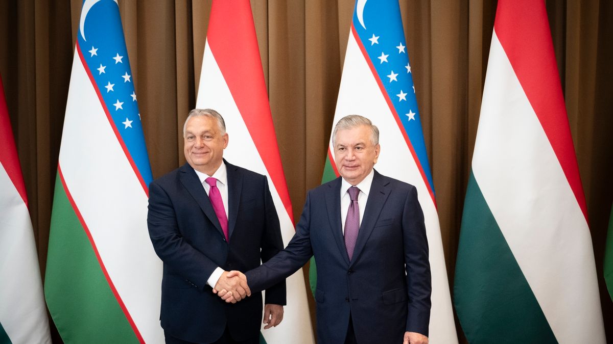 Az üzbég elnökkel tárgyalt Orbán Viktor 