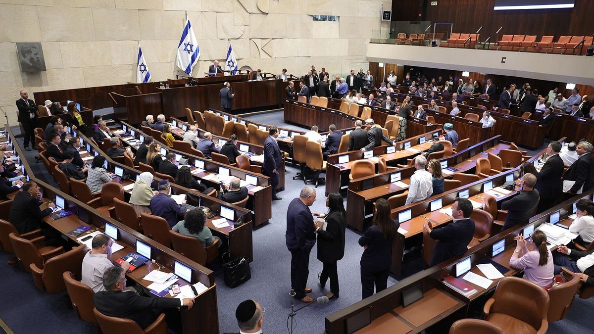 A palesztin államiság elleni határozatot fogadott el a Kneszet