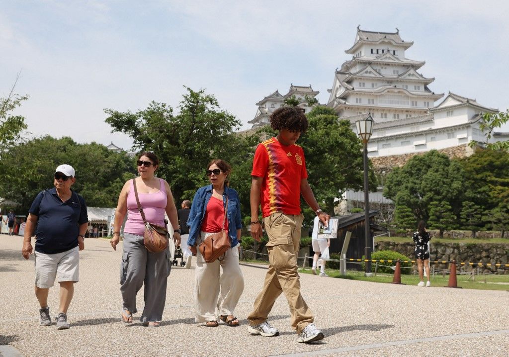 turizmus japén World Heritage site Himeji Castle in Japan