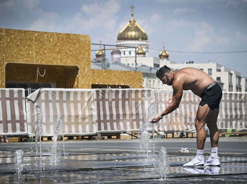 Moszkva hőség időjárás melegrekord