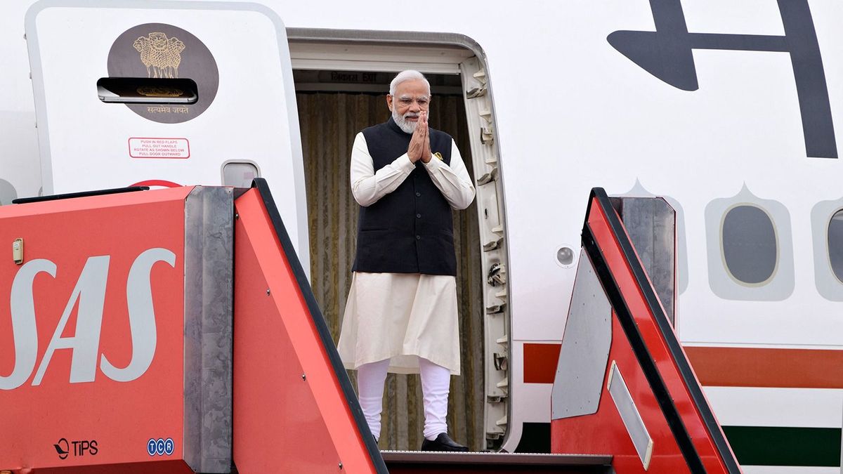 Kijevbe érkezett Narendra Modi indiai miniszterelnök